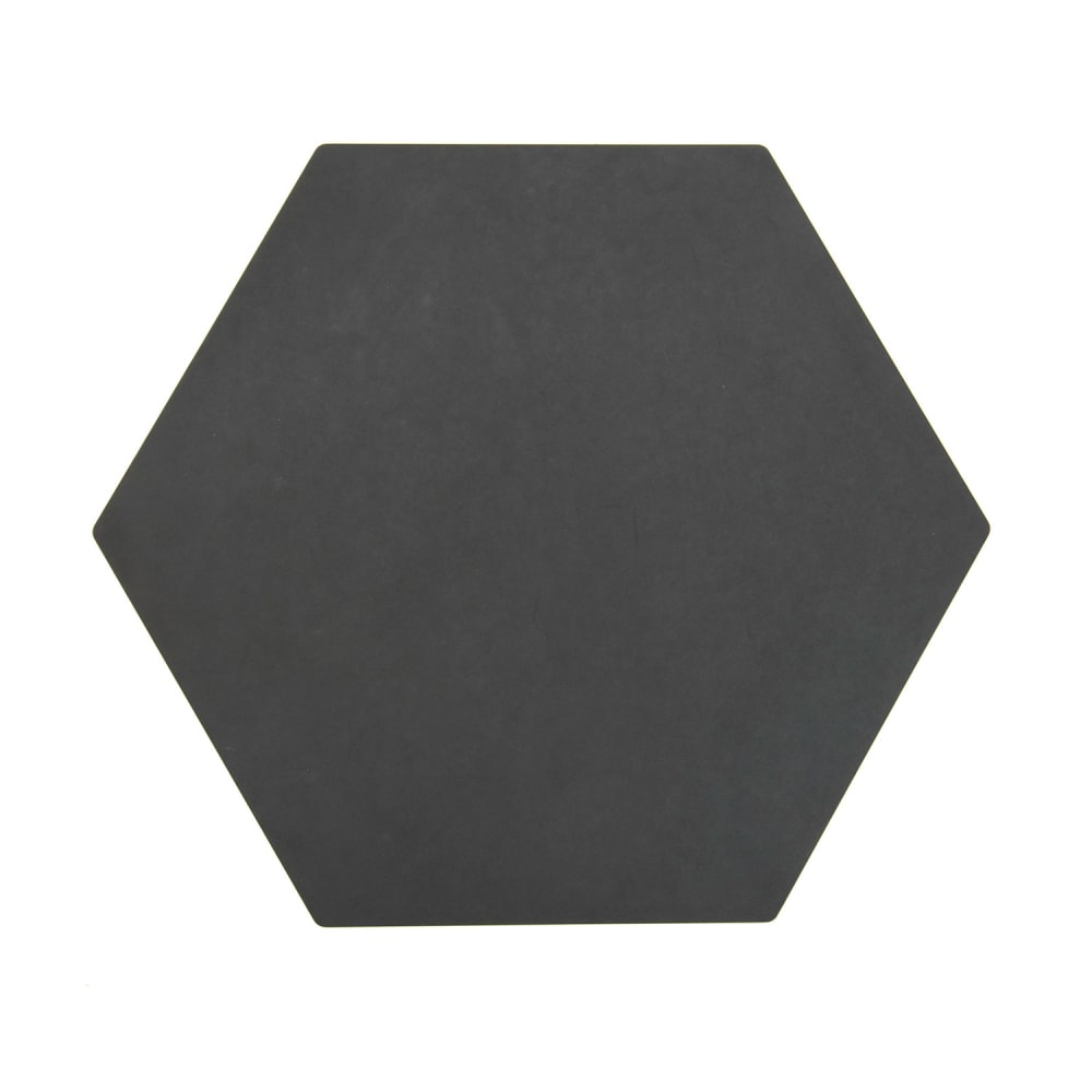 Epicurean 020-1714HEX02 Hexagon Serving Board - 14 1/2" x 17", Paper Composite, Slate
