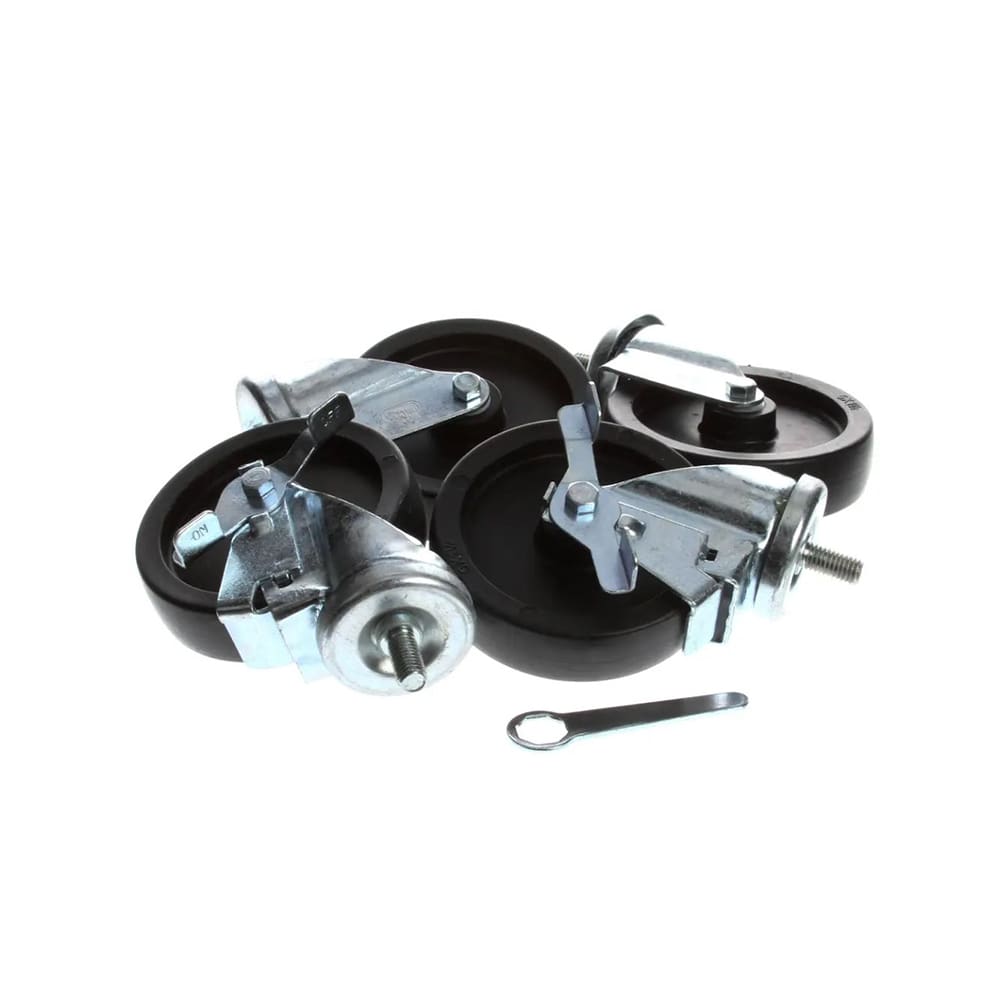 118-61C01001A Casters, Set of 4, Prestige Plus Series Reach Ins & Pass Thrus