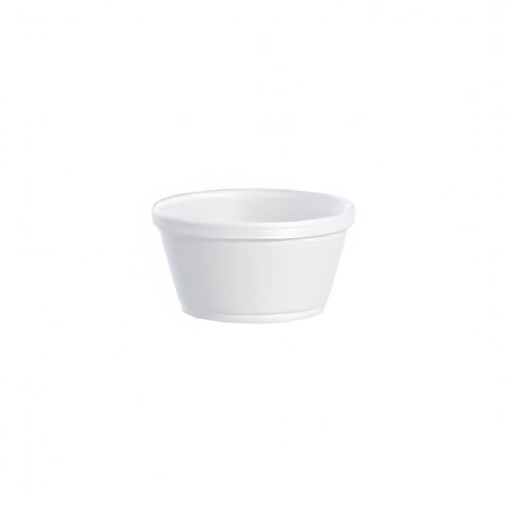 Dart 8SJ20 J Cup® 8 oz Insulated Foam Food Container - White