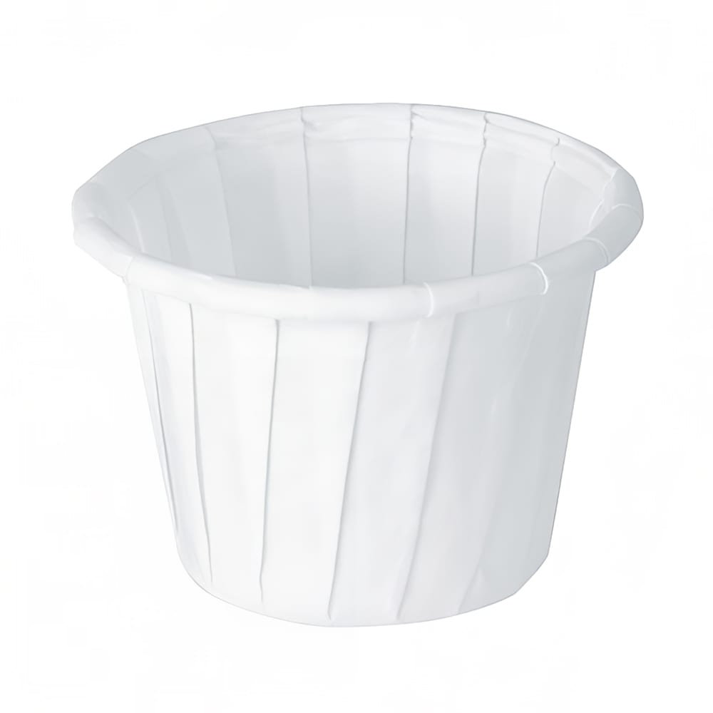 538-0752050 3/4 oz Portion Container - Paper, White