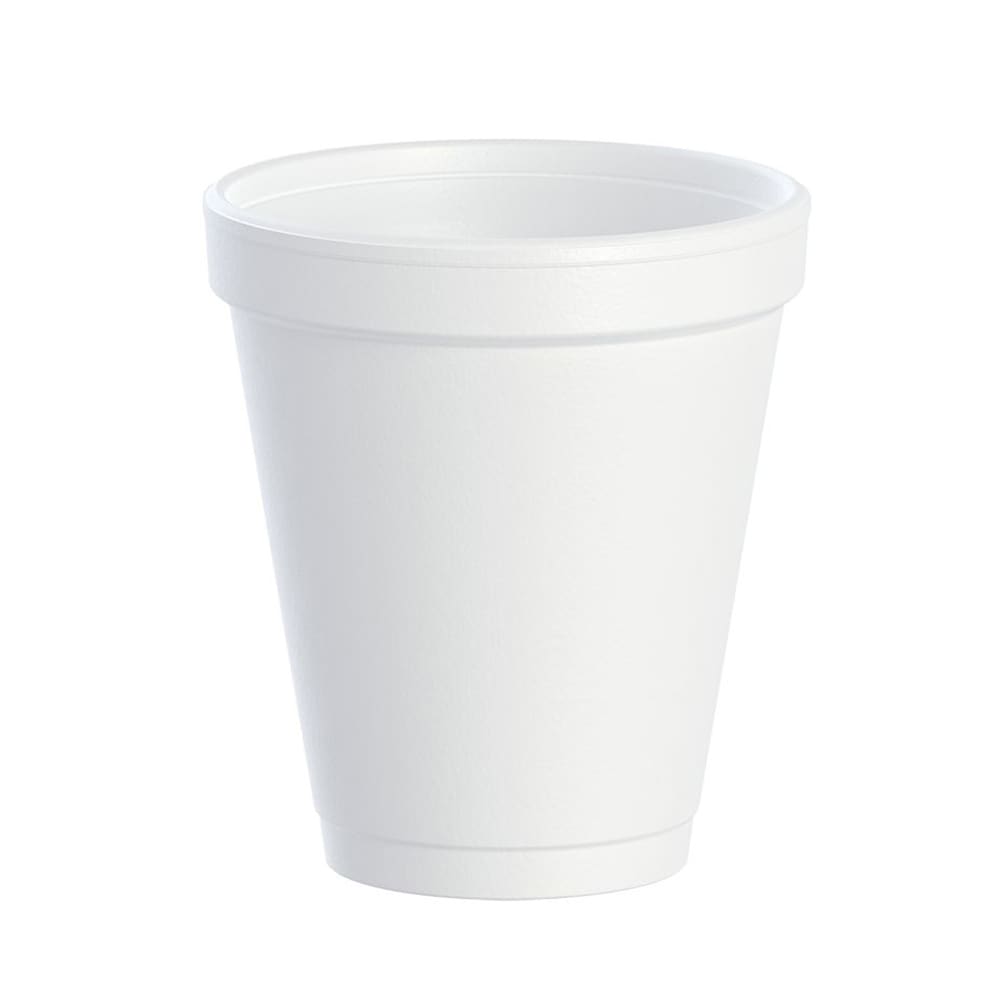Dart 6J6 J Cup® 6 oz Insulated Foam Cup - Polystyrene, White