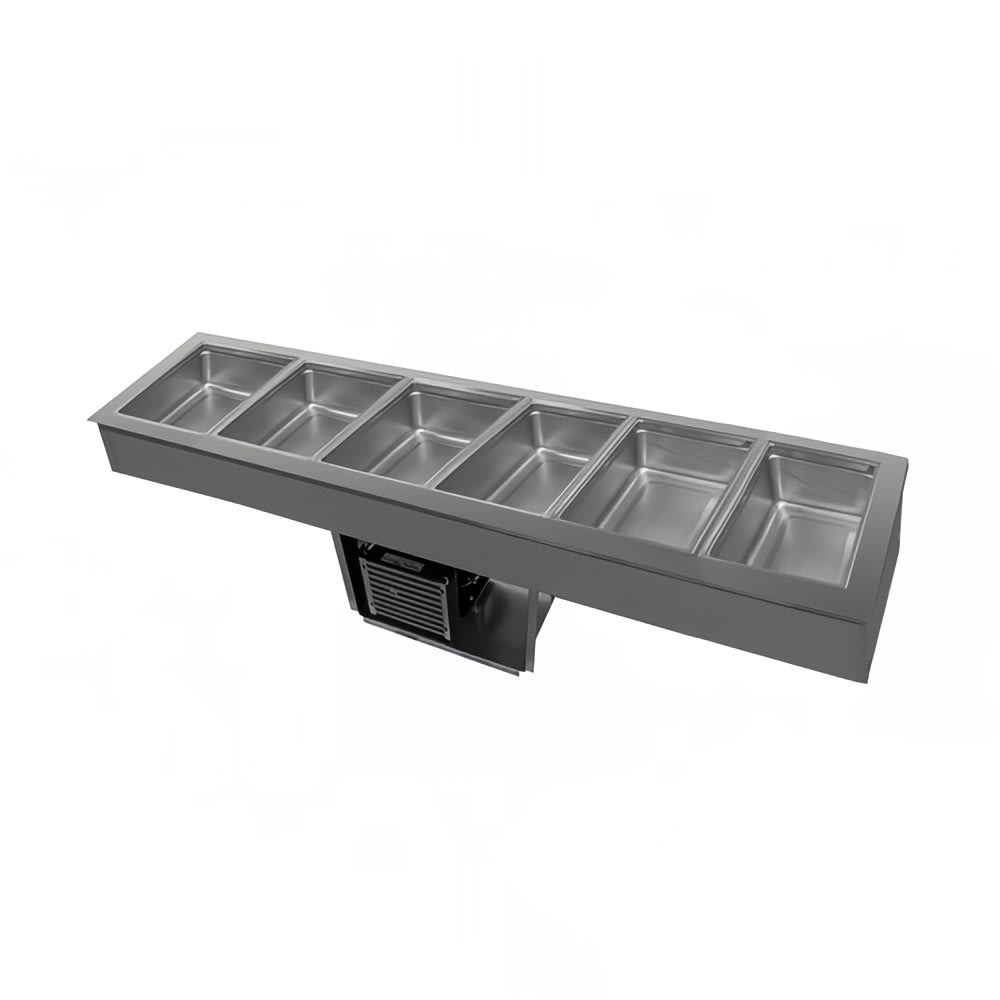 032-8186EFP 86" Drop-In Refrigerator w/ (6) Pan Capacity - Cold Wall Cooled, 115v