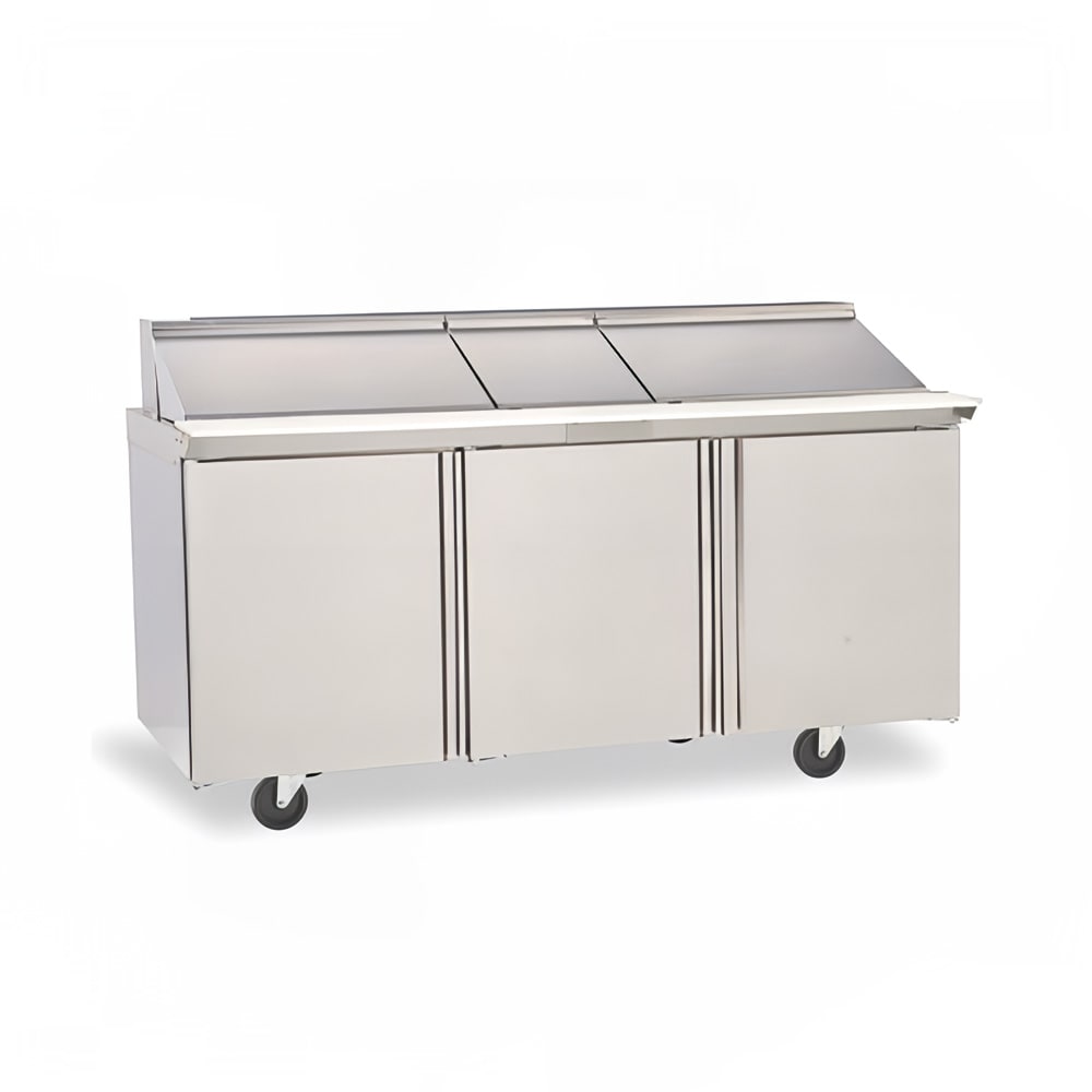 032-4472NP18 72" Sandwich/Salad Prep Table w/ Refrigerated Base, 115v
