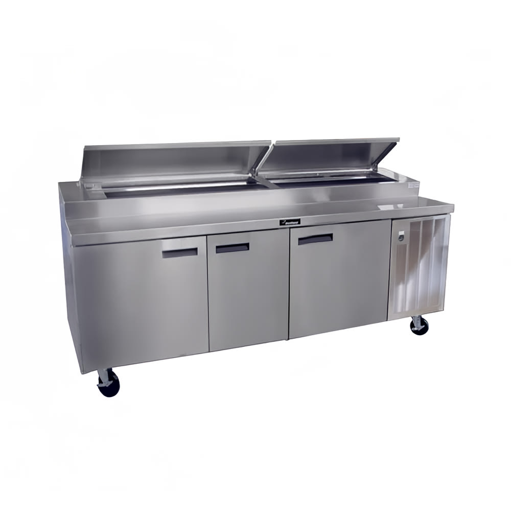 032-18691PTBMP 91" Pizza Prep Table w/ Refrigerated Base, 115v