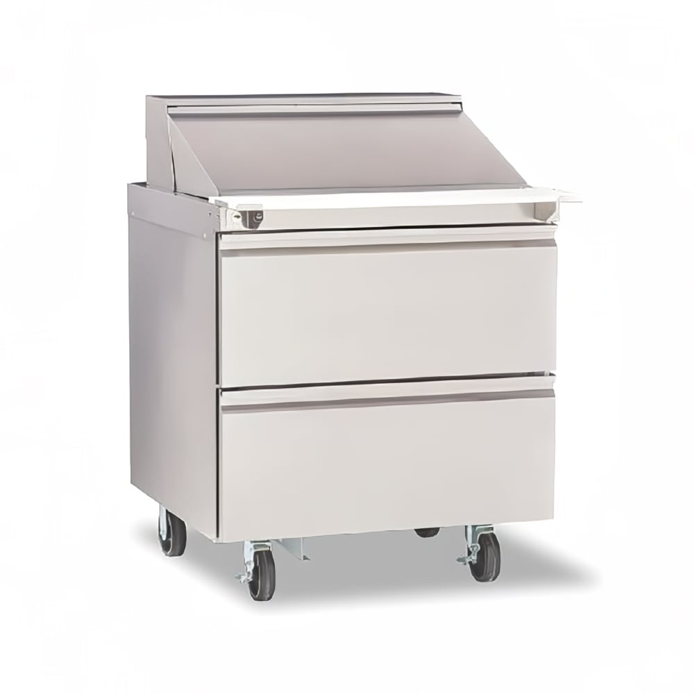 032-D4427NP6 27" Sandwich/Salad Prep Table w/ Refrigerated Base, 115v