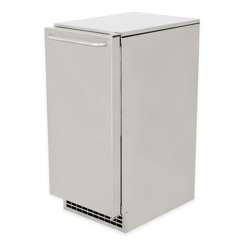 044-CU50PA1A 14 7/8"W Top Hat Undercounter Ice Machine - 64 lbs/day, Air Cooled, Pump Drain,...