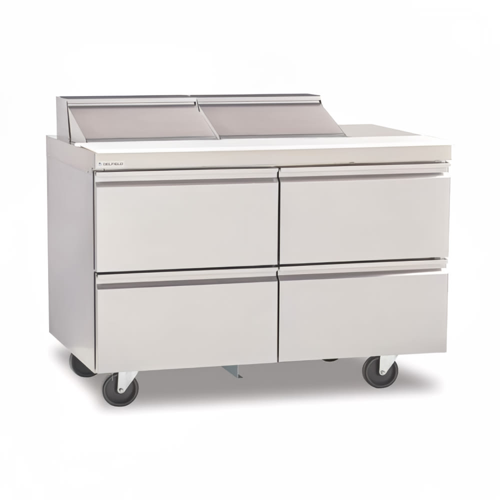 032-D4464NP16 64" Sandwich/Salad Prep Table w/ Refrigerated Base, 115v