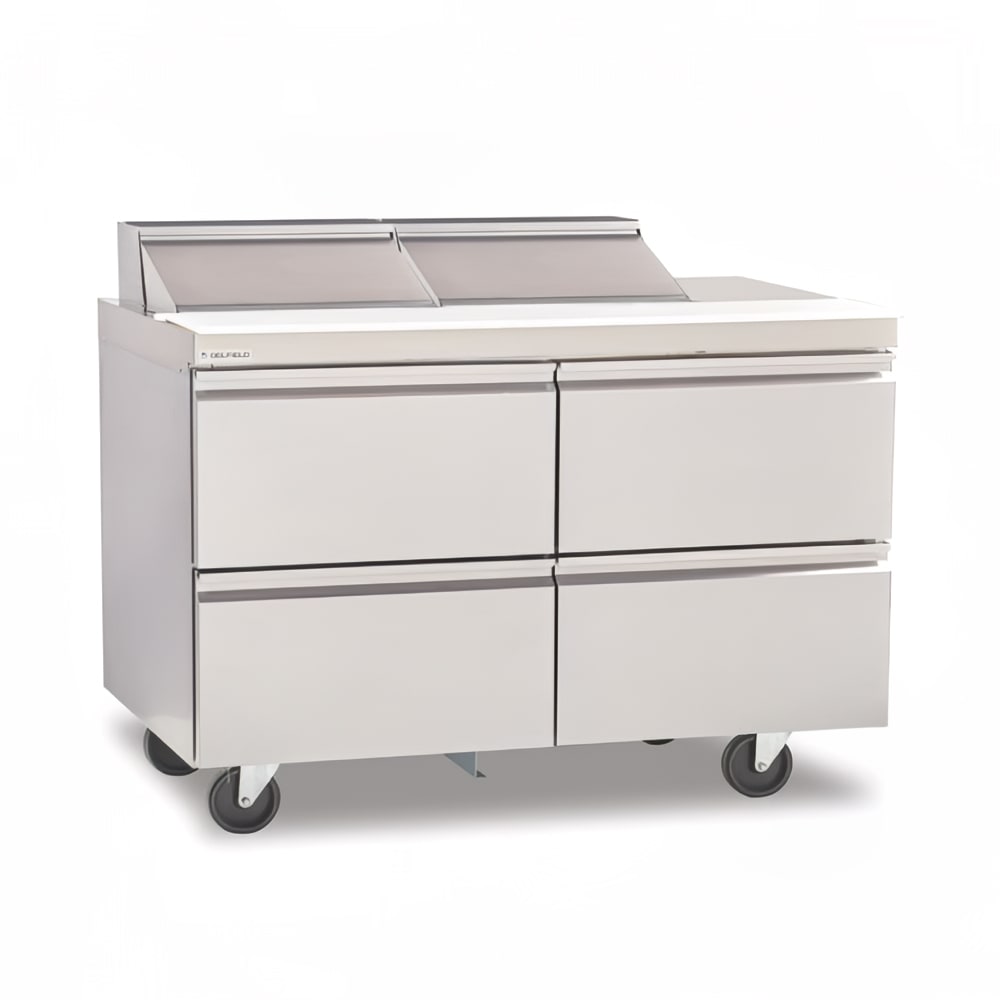 032-D4448NP12 48" Sandwich/Salad Prep Table w/ Refrigerated Base, 115v