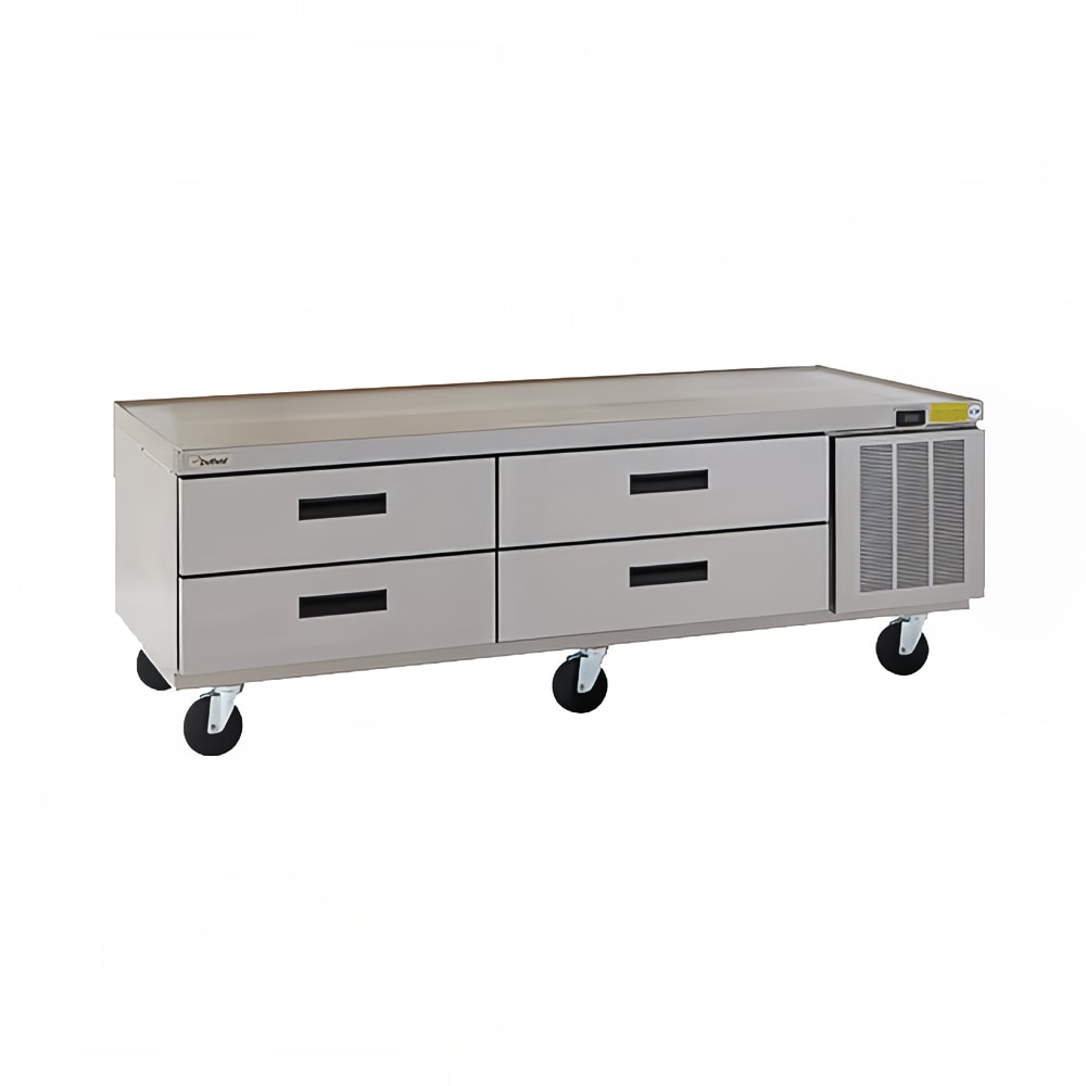 032-F2962CP 62 1/4" Chef Base w/ (4) Drawers - 115v