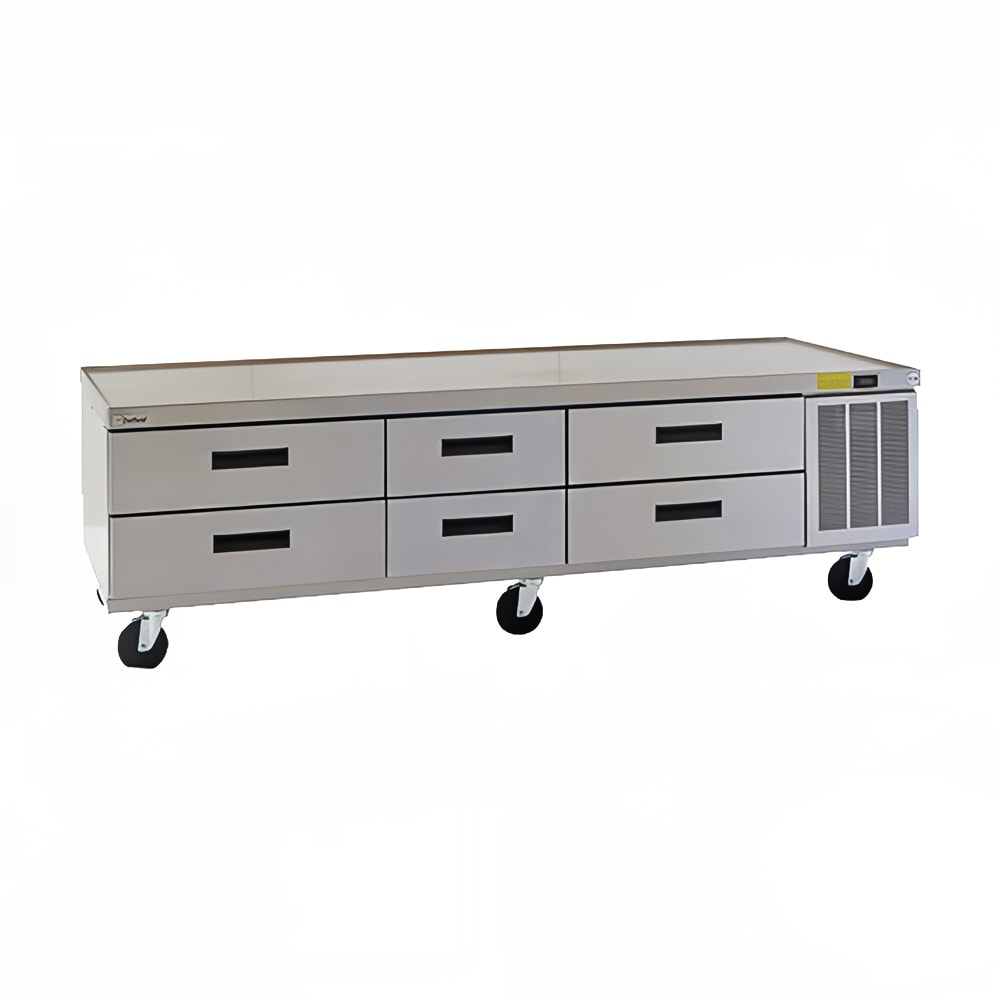 032-F2987CP 87 1/4" Chef Base w/ (6) Drawers - 115v