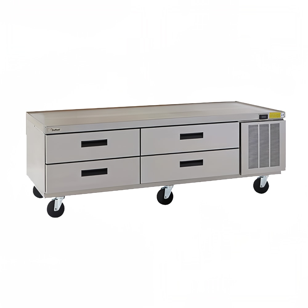 032-F2973CP 73 1/4" Chef Base w/ (4) Drawers - 115v