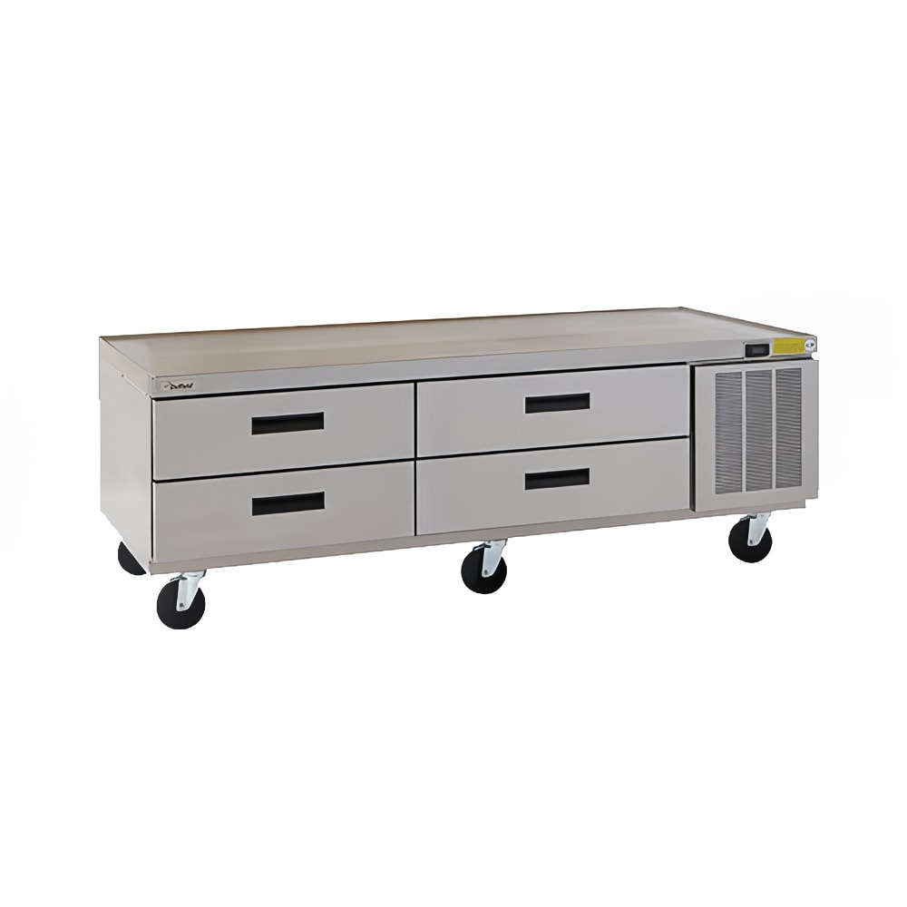 032-F2980CP 80 1/4" Chef Base w/ 4 Drawers - 115v