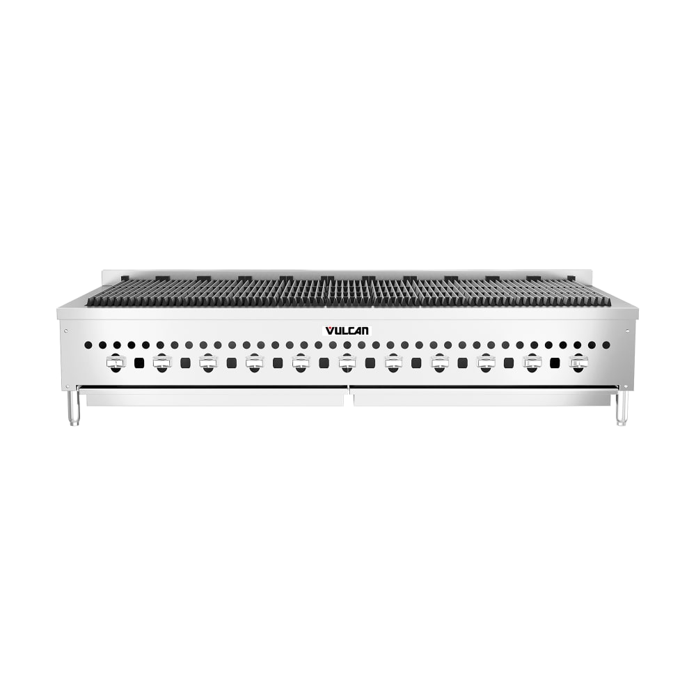 207-VCCB60LP 60" Charbroiler - Low Profile, Cast Iron Grates, 159,000 BTU, Liquid Propane