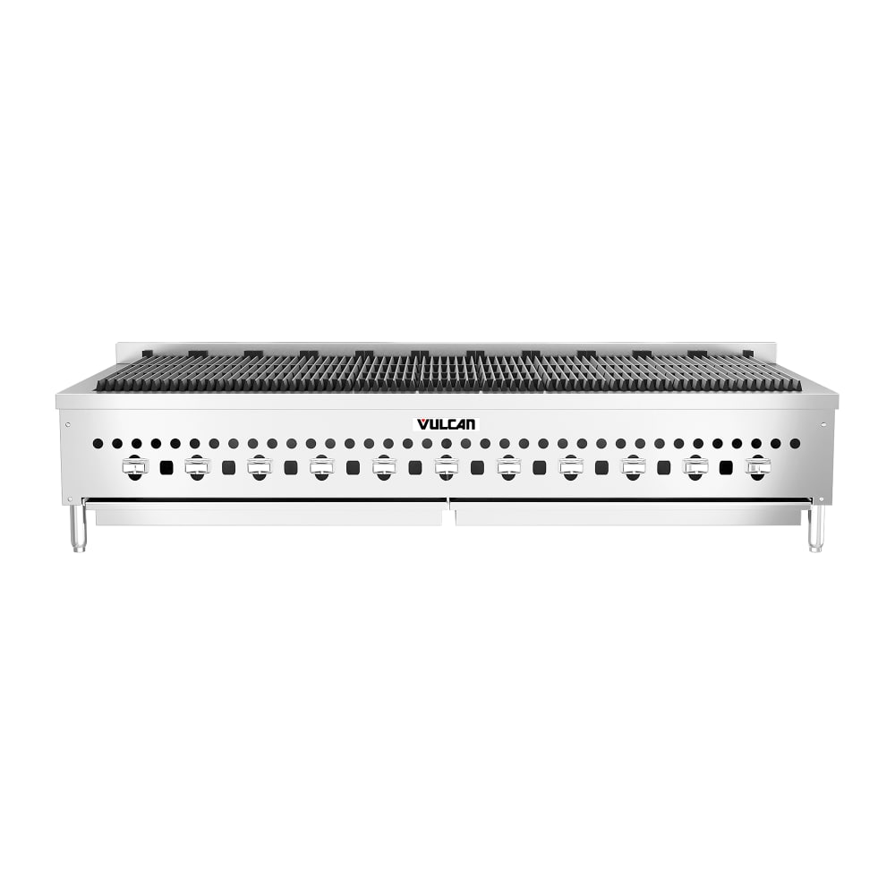 207-VCCB60NG 60" Charbroiler - Low Profile, Cast Iron Grates, 159,000 BTU, Natural Gas
