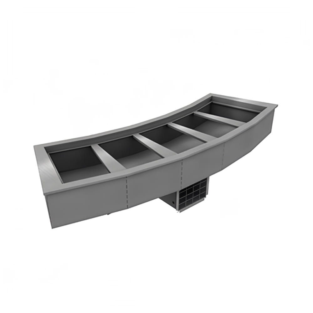 032-N8144BRP 40" Drop-In Refrigerator w/ (2) Pan Capacity - Cold Wall Cooled, 115v