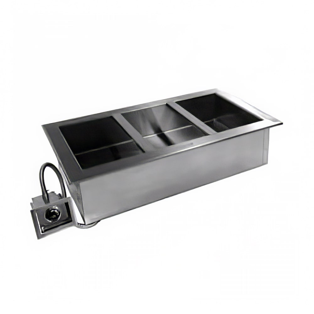 032-N8845230 45 5/8" Drop In Hot Food Table w/ (3) Wells, 230v/1ph