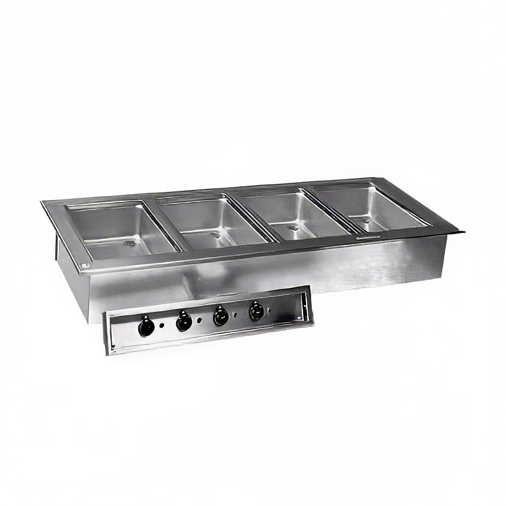 032-N8759DESP Drop-In Hot Food Well w/ (4) Full Size Pan Capacity, 208 230v/1ph