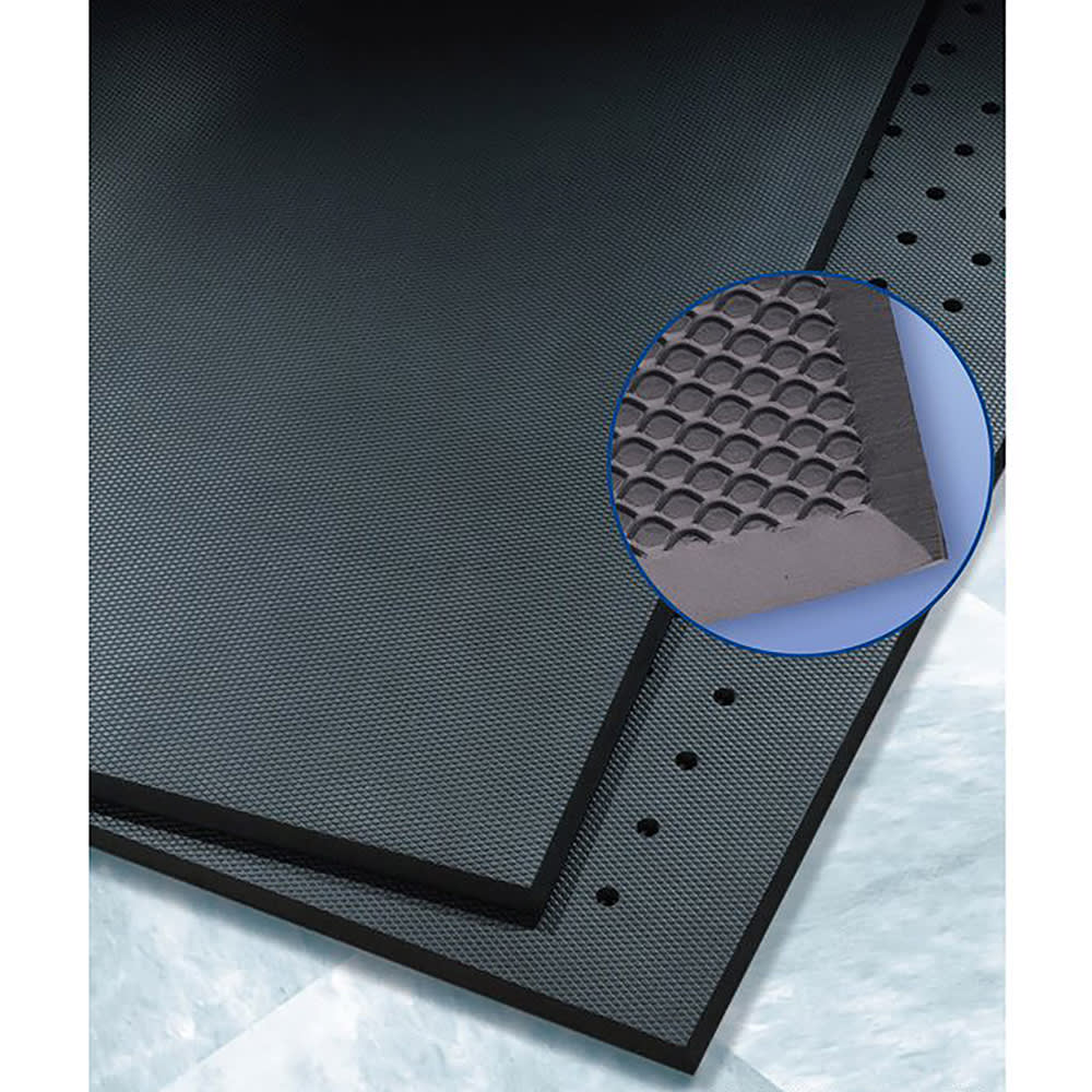 292-220035 VIP Black Cloud Mat - 3' x 5', Rubber, Black