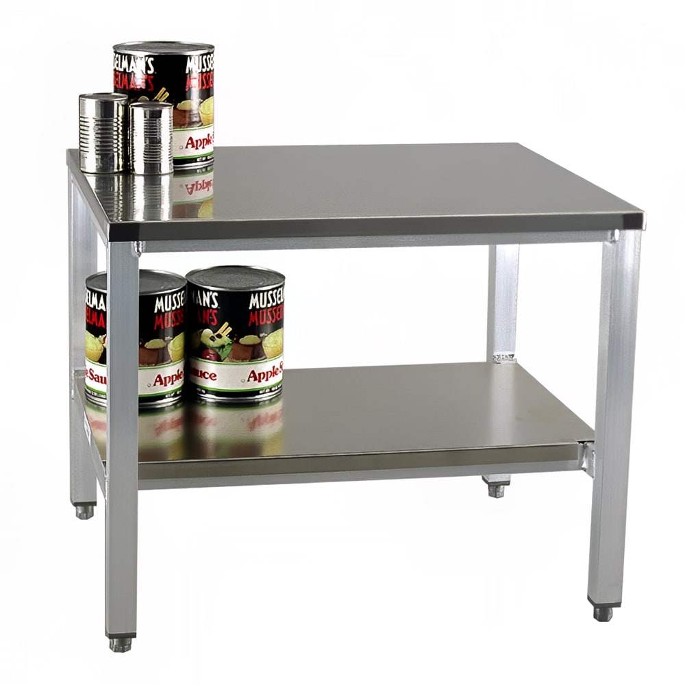 098-24ESA29 24" x 29" Stationary Equipment Stand for General Use, Undershelf