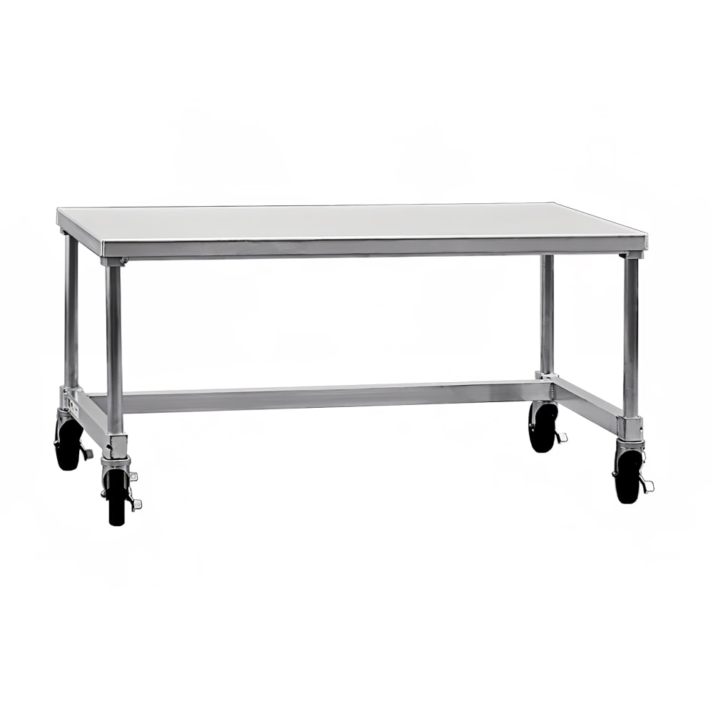 New Age 12472GSC 72" x 24" Mobile Equipment Stand for General Use, Open Base