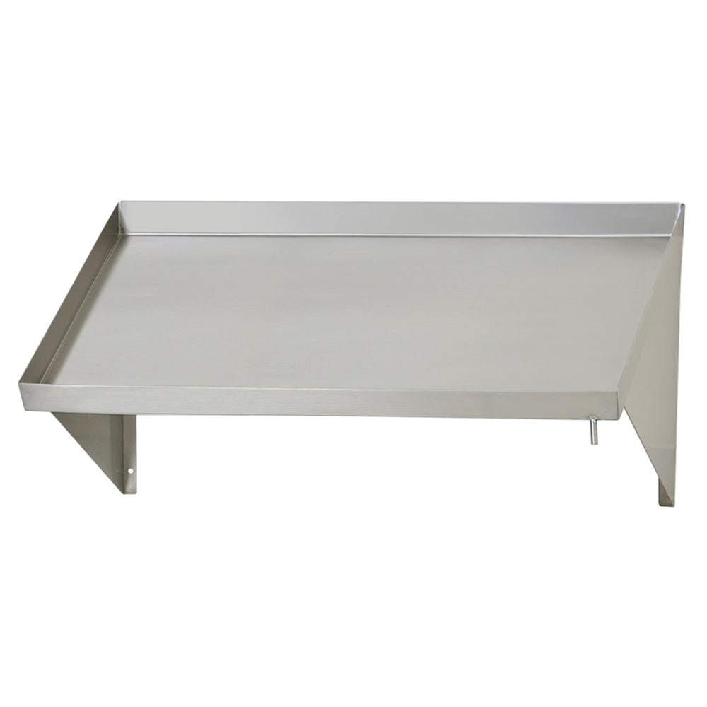 241-606642 Solid Wall Mounted Rack Shelf, 42"W x 21"D, Stainless