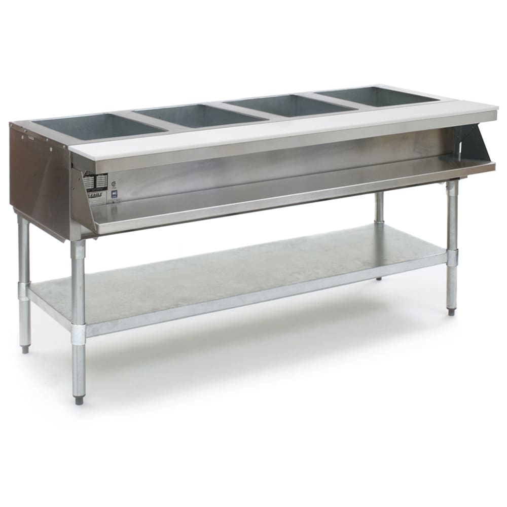 241-AWTP4LP 63 1/2" Hot Food Table w/ 4 Wells & Cutting Board, Liquid Propane