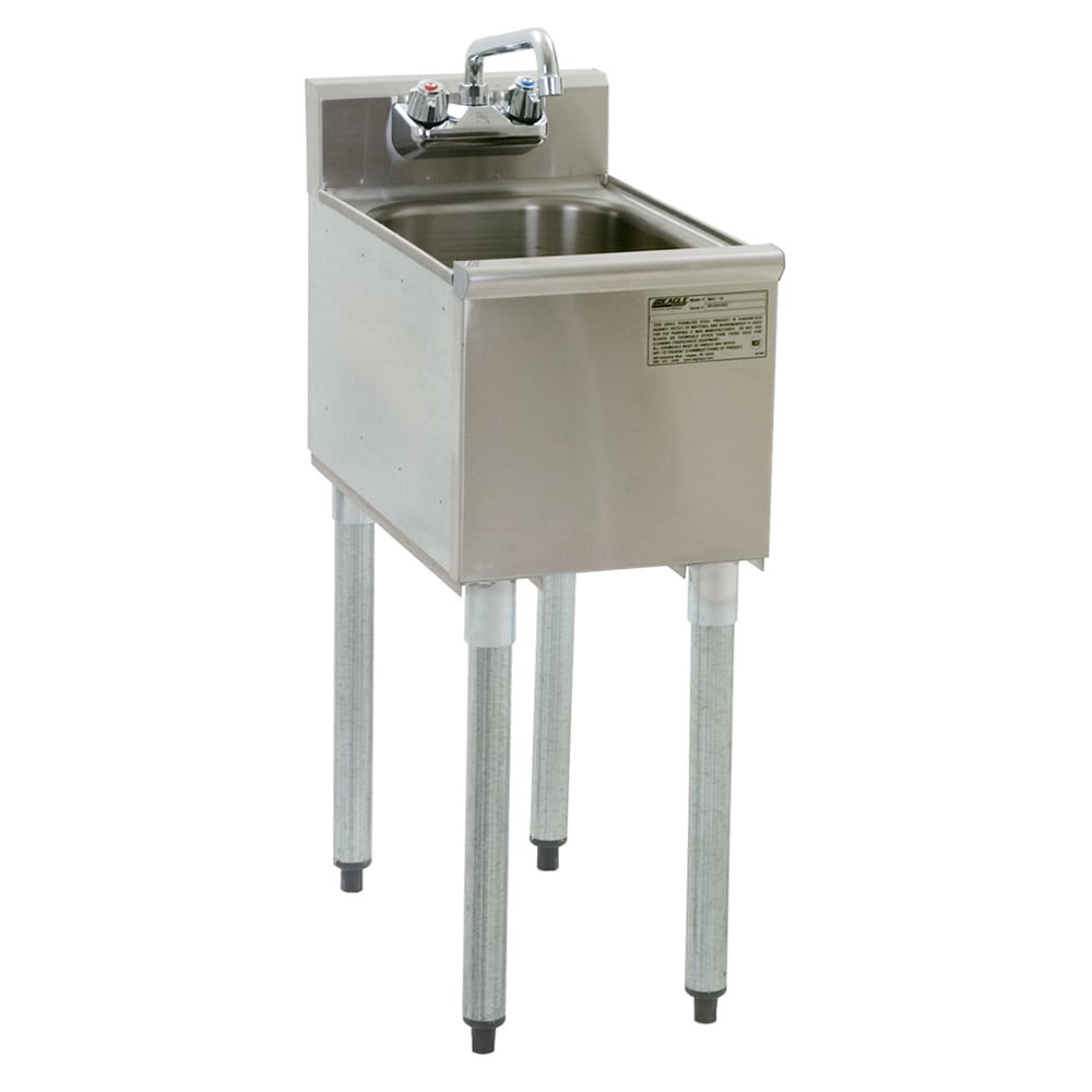 241-MA222 Underbar Hand Sink w/ 10"L x 14"W x 10"D Bowl, Standard Faucet