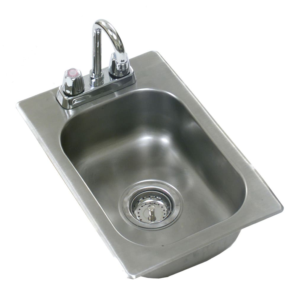 241-SR101451 (1) Compartment Drop-in Sink - 10" x 14", Drain Included