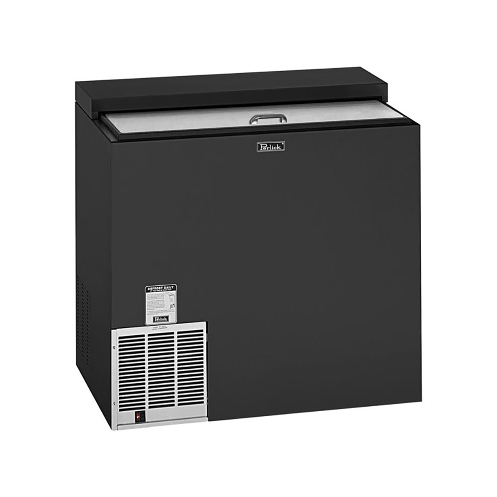 199-FR36RT3 2 Section Glass Chiller w/ 142 Mug Capacity, Black, 120v