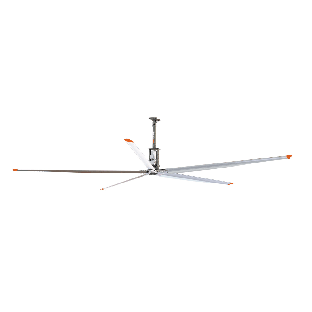 561-MFGD16XX 192" GD Series Ceiling Fan - Silver, 208-240v/400-480v