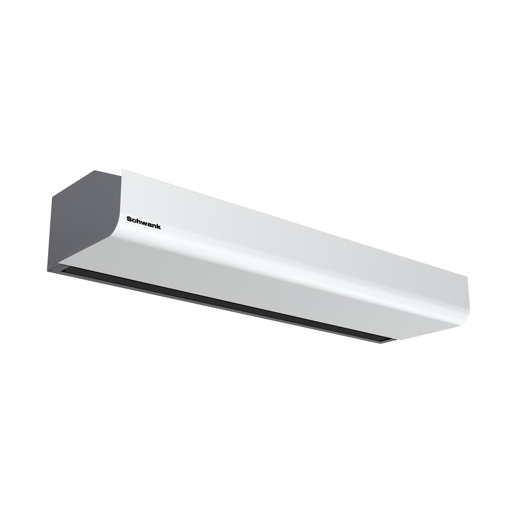561-ACKE6060 60" Heated Air Curtain - Variable Speeds, White, 600v/3ph
