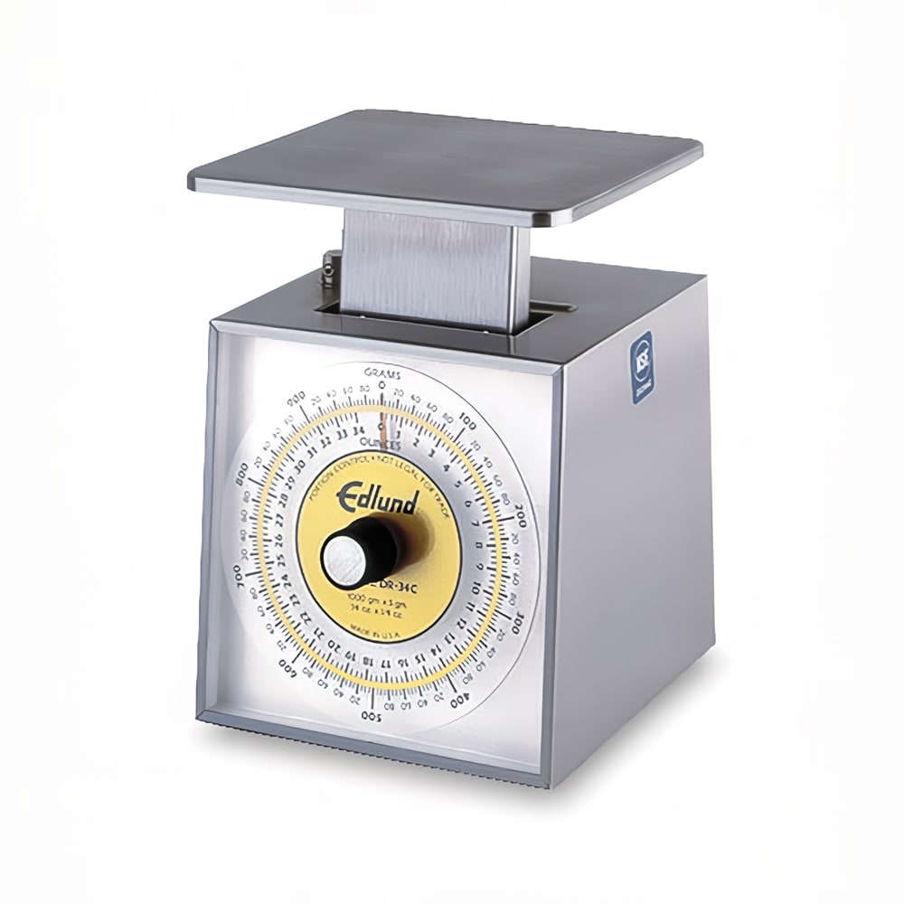 034-DR34C Deluxe Scale Portion, Dial Type, 34 oz x 1/4 oz, Air Dashpot