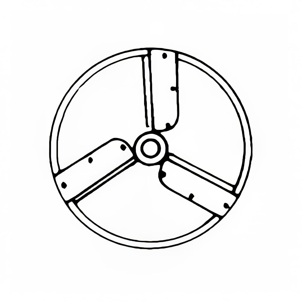 136-653195 Julienne Blade, 1/16", A302