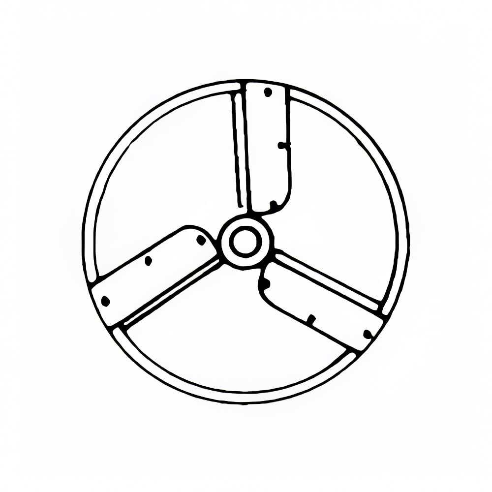 136-653199 Julienne Blade, 5/16", AF308