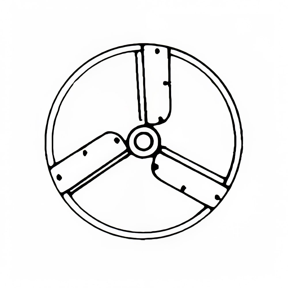 136-653198 Julienne Blade, 1/4", AF306