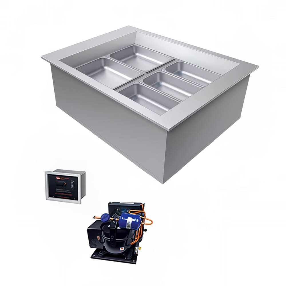 042-CWBR2 32" Drop-In Refrigerator w/ (2) Pan Capacity, Remote , 120v