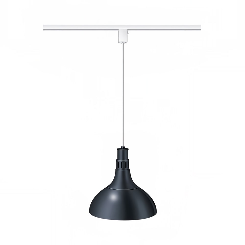 042-DL800RLBOLDBLK 69 1/2" Ceiling Mount Heat Lamp w/ Retractable Cord - Lower Switch, Bold...