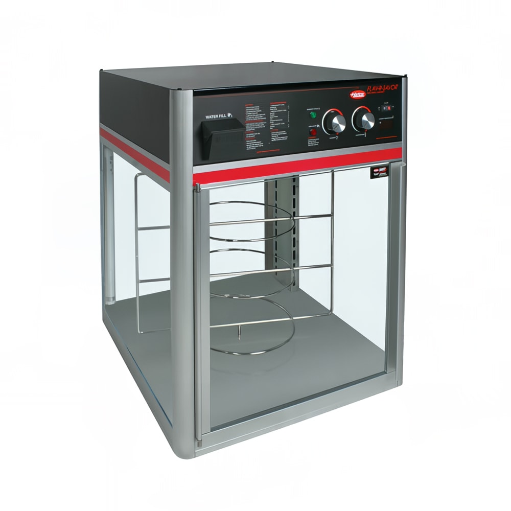 042-FSD2 22 21/50" Rotating Heated Pizza Merchandiser w/ 3 Levels, 120v