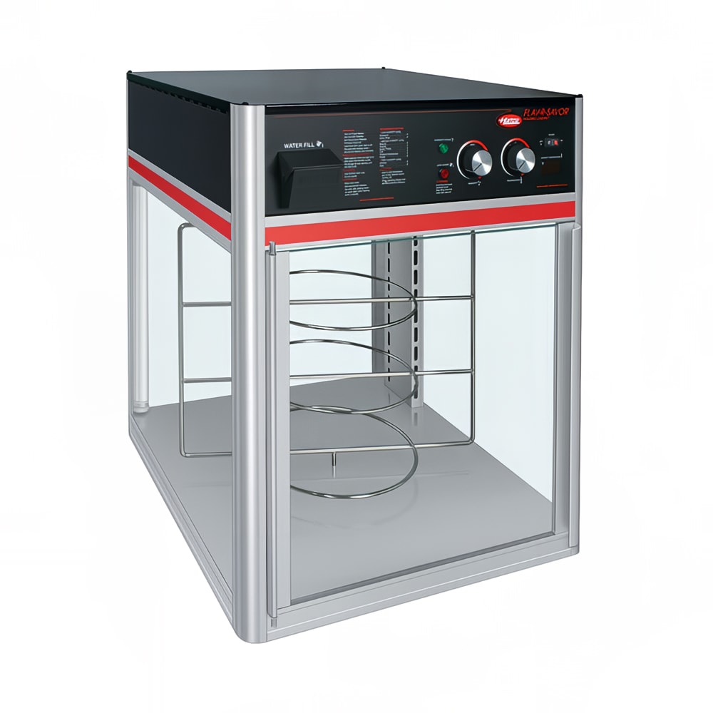 042-FSD1120QS 22 21/50" Rotating Heated Pizza Merchandiser w/ 3 Levels, 120v