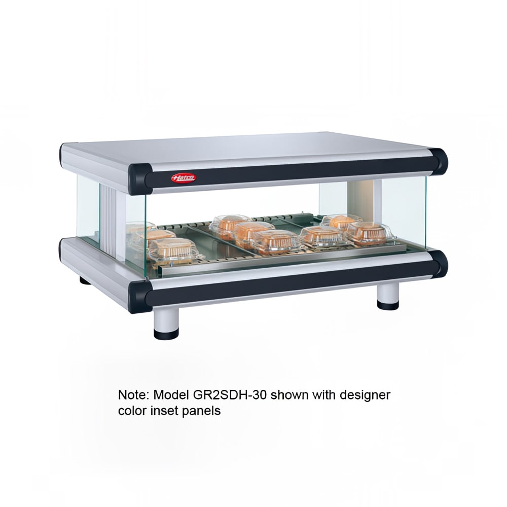 042-GR2SDH48 54 1/4" Self Service Countertop Heated Display Shelf - (1) Shelf, 120v