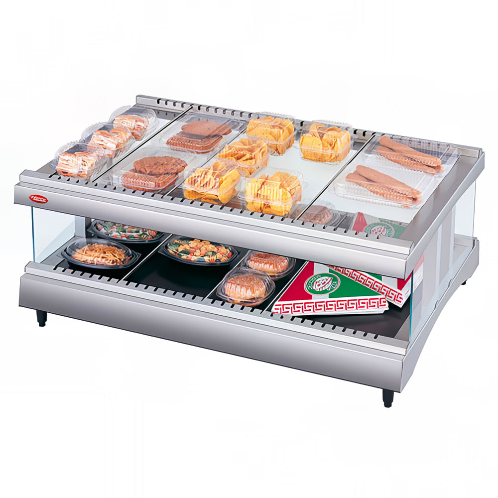 042-GR3SDH27 27 9/50" Self Service Countertop Heated Display Shelf - (2) Shelves, 120v