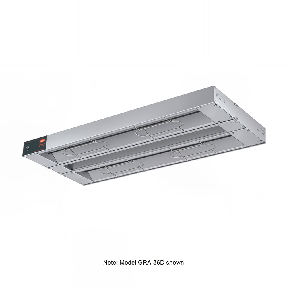 042-GRA42D3240 42" Standard Watts Infrared Strip Warmer - Double Rod, (1) Built In Toggle Co...