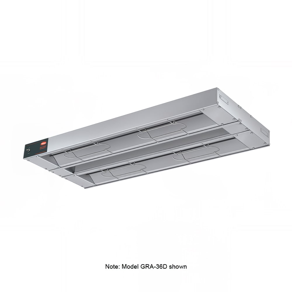 042-GRA108D3240 108" Standard Watts Infrared Strip Warmer - Double Rod, (2) Built In Toggle...