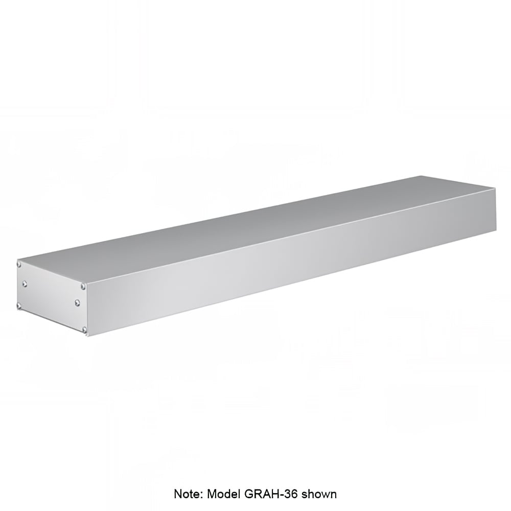 042-GRAH132208 132" High Watts Infrared Strip Warmer - Single Rod, (2) Built In Toggle Contr...