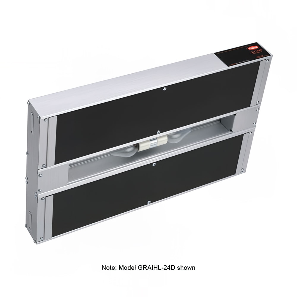 042-GRAIHL48D3208 48" High Watts Infrablack Strip Warmer - Double Rod, Remote Control Requir...