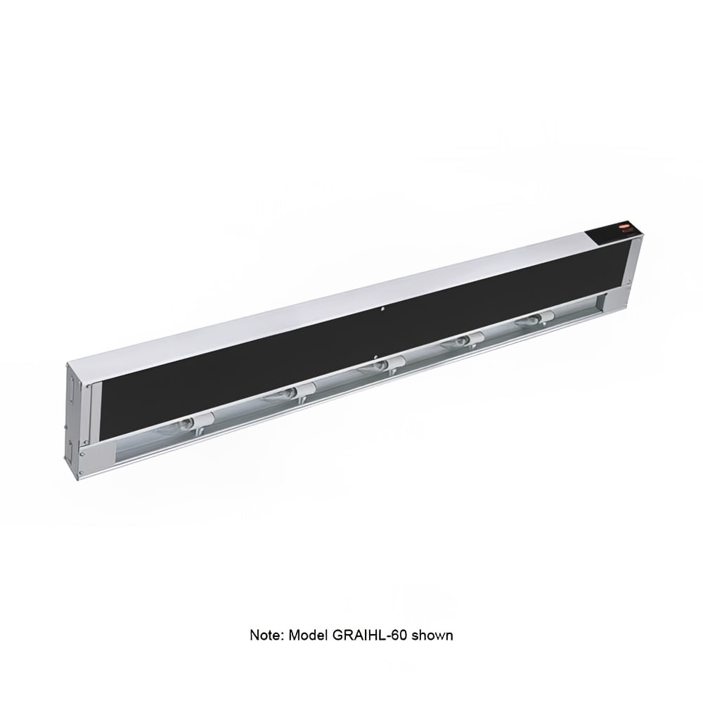 042-GRAIHL60120 60" High Watts Infrablack Strip Warmer - Single Rod, Remote Control Required...