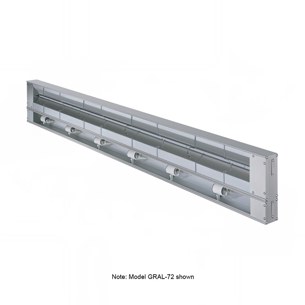 042-GRAL18240 18" Standard Watts Infrared Strip Warmer - Single Rod, (1) Built In Toggle Con...
