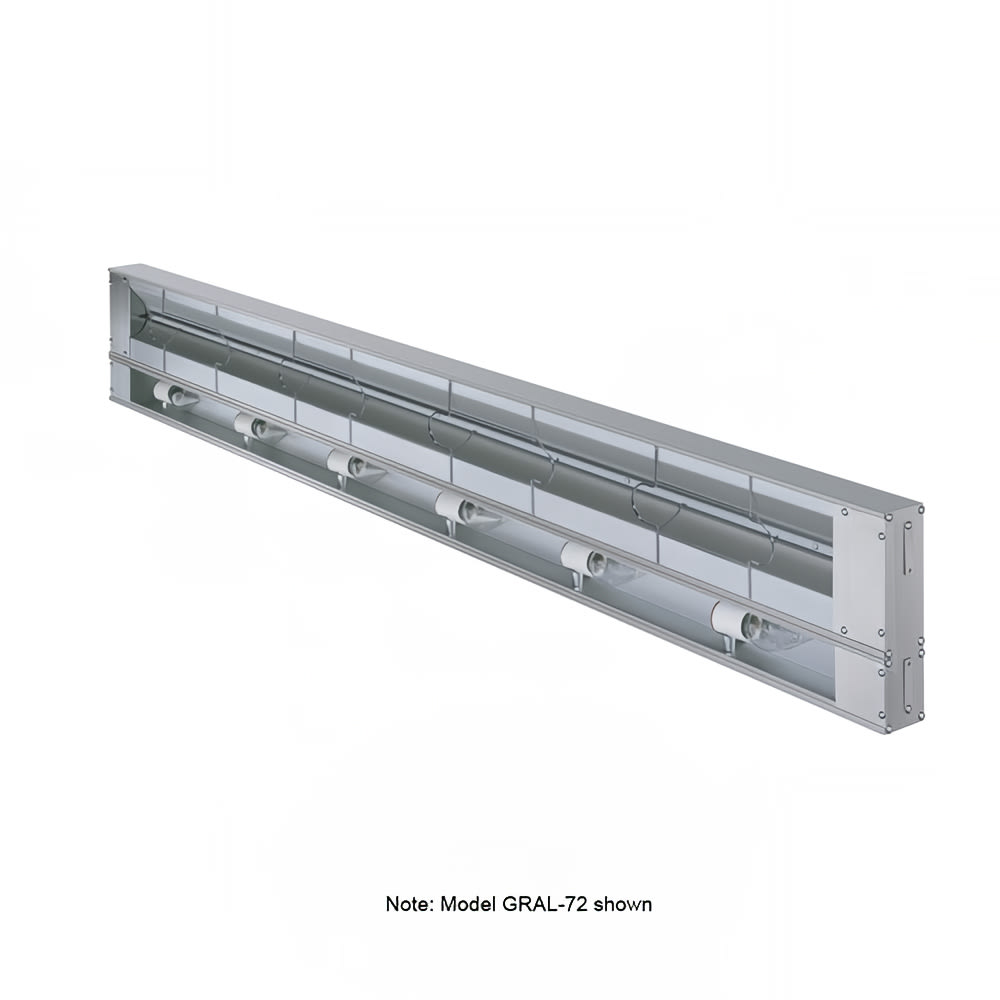042-GRAL24208 24" Standard Watts Infrared Strip Warmer - Single Rod, (1) Built In Toggle Con...
