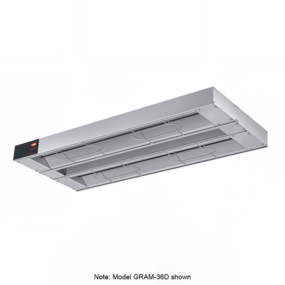 042-GRAM72D3208 72" Maximum Watts Infrared Strip Warmer - Double Rod, (1) Remote Toggle Cont...