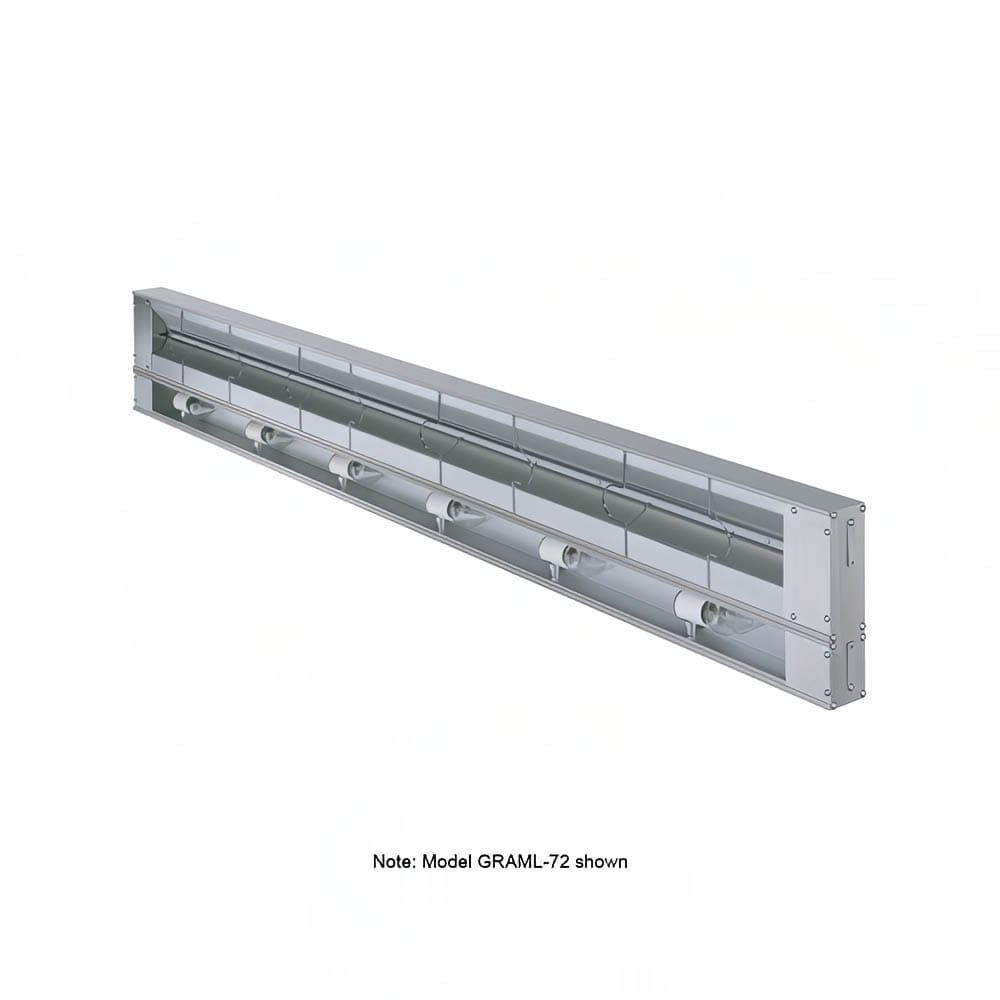 042-GRAML144240 144" Maximum Watts Infrared Strip Warmer - Single Rod, (1) Remote Toggle Con...